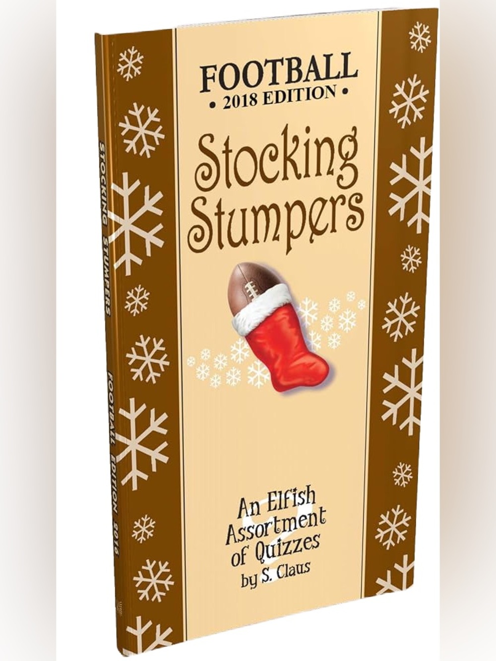 Vintage 2013 Book Of Quizzes “Stocking Stumpers” Football Addition